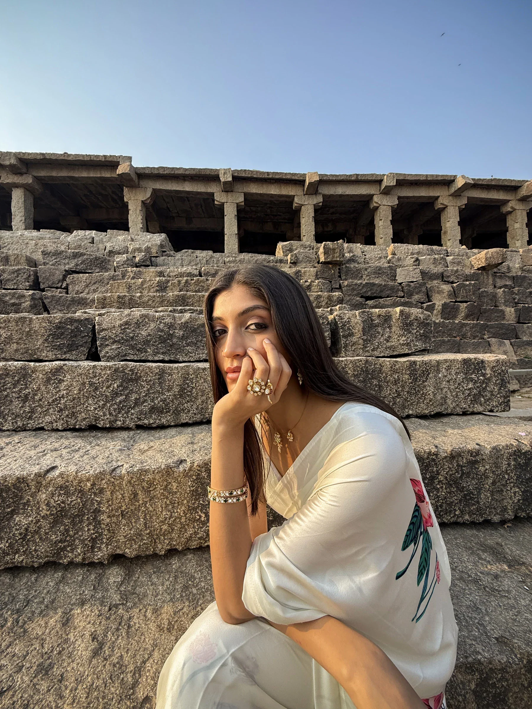 Aabha Polki Necklace Set - Image 11