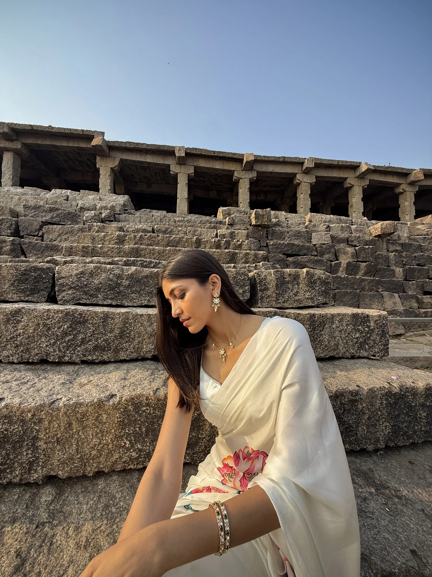 Aabha Polki Necklace Set - Image 6