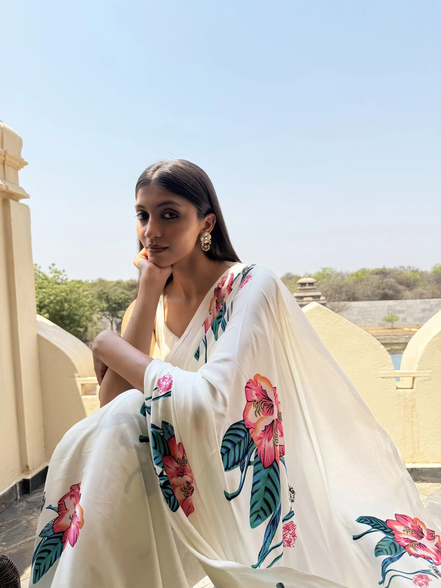 Alankrita basra Pearl SP Polki Earrings - Image 5
