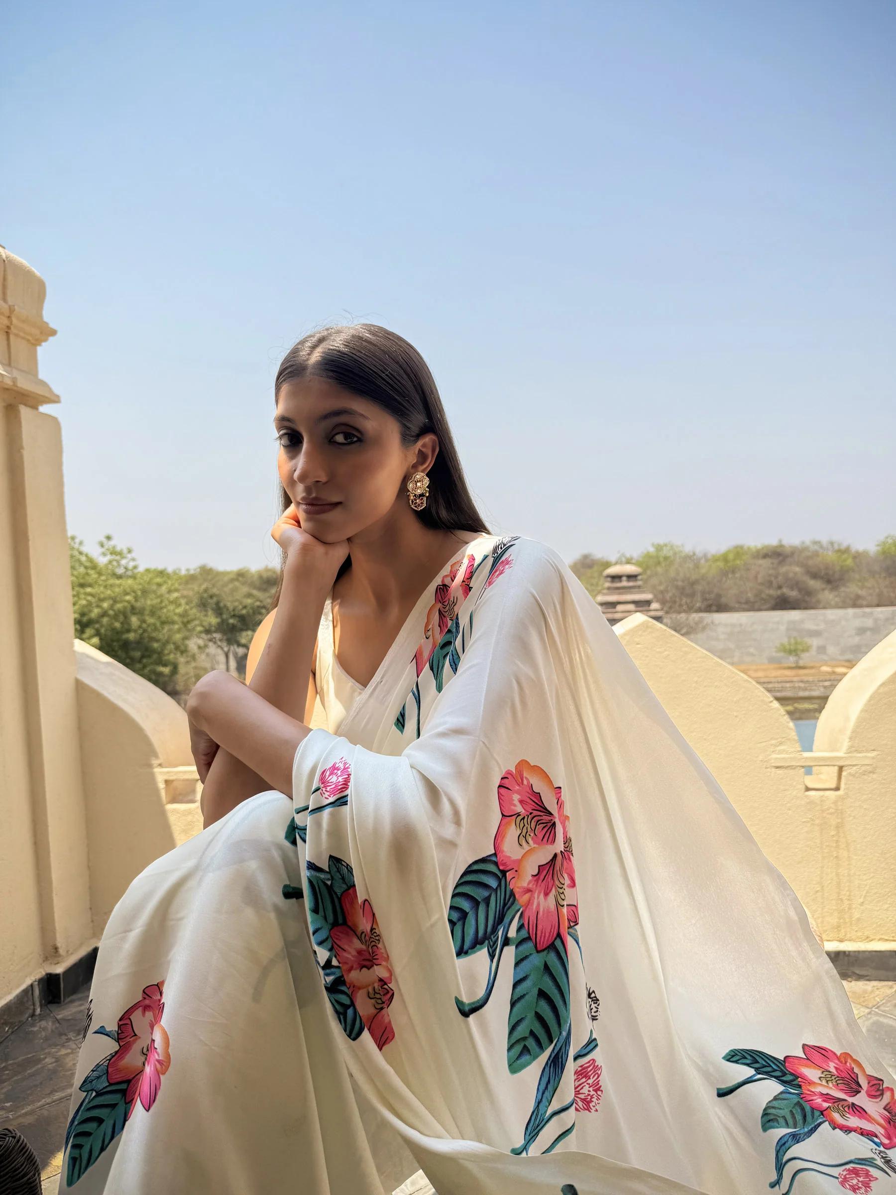 Alankrita basra Pearl SP Polki Earrings - Image 6