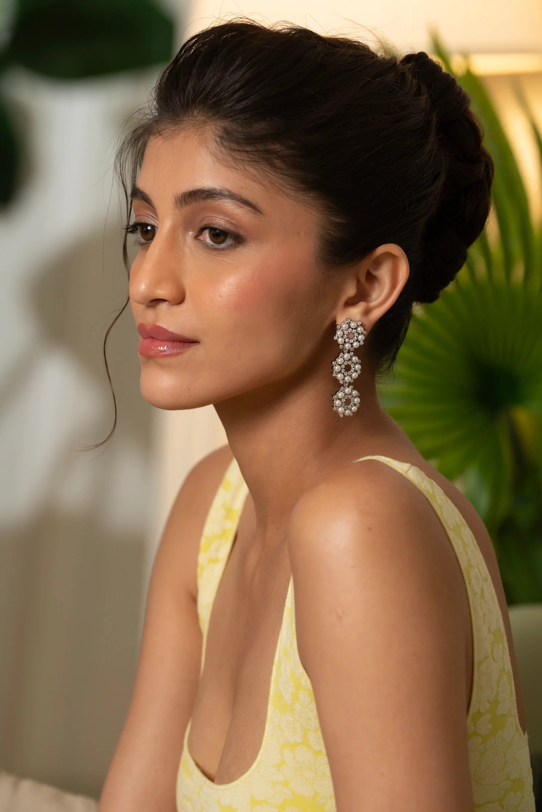 Cascade Radiant Diamond Earrings - Image 3