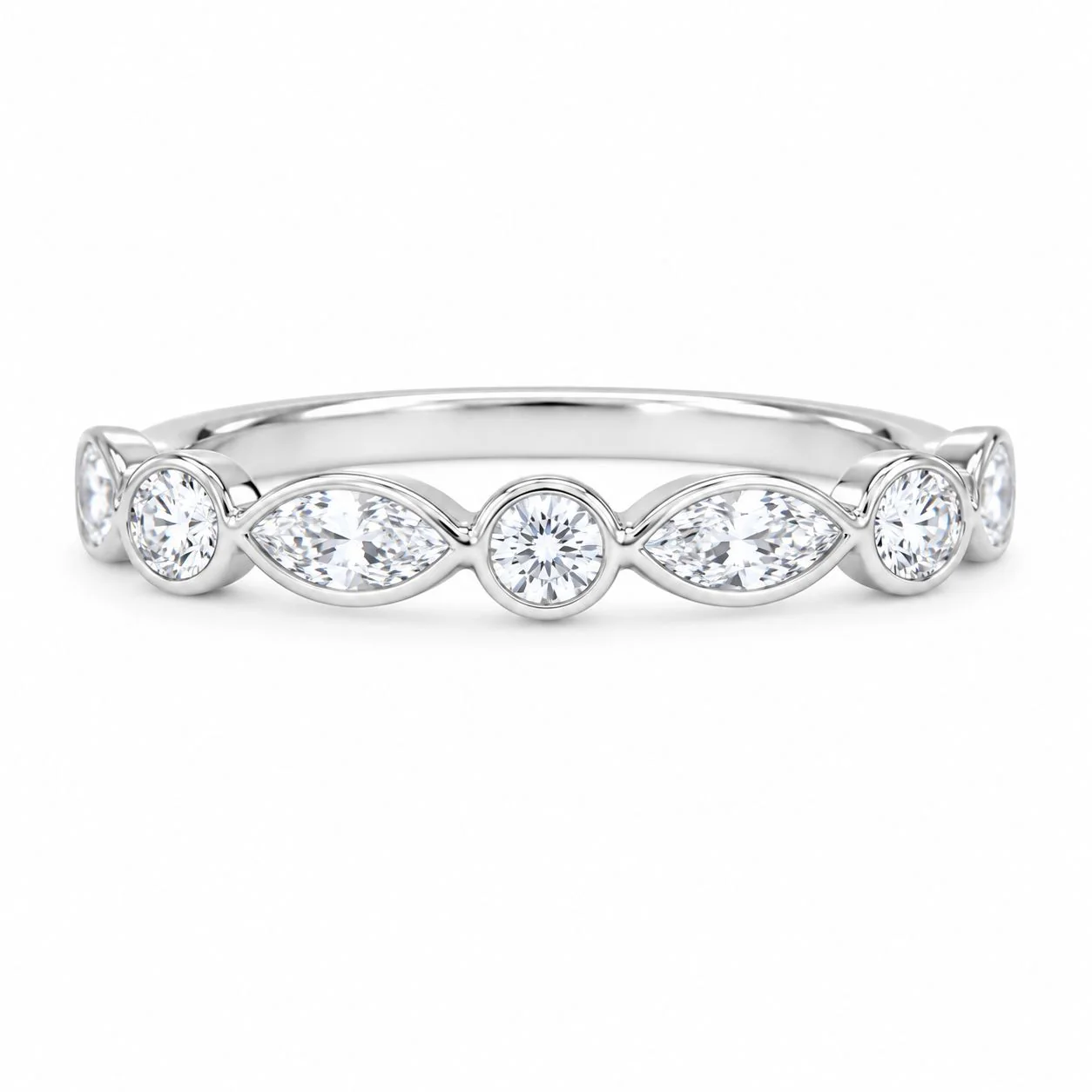 Celeste Marquise Diamond Band Ring