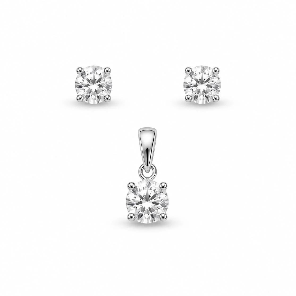 Classic Solitaire Pendant Gift Box Set - Image 2