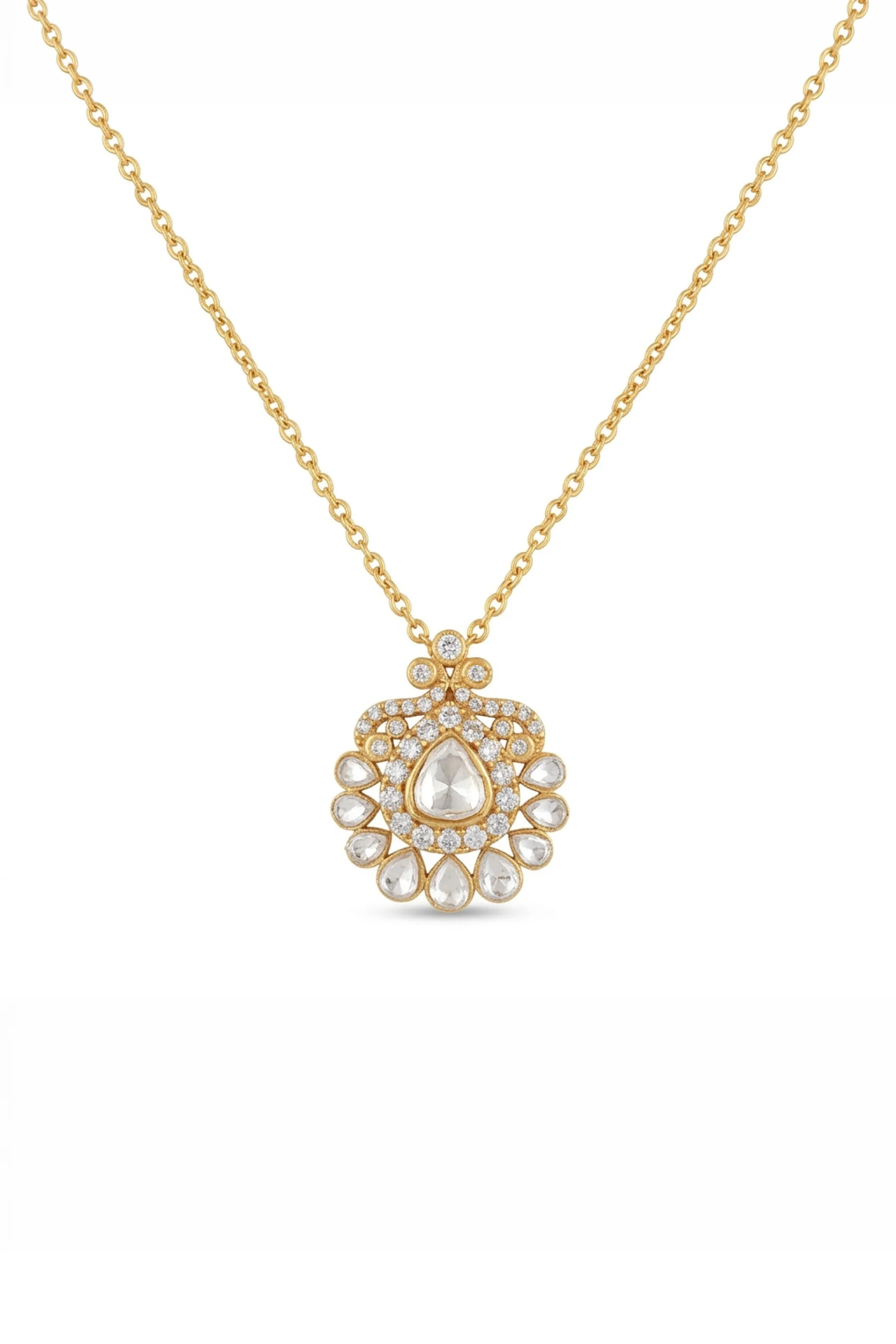 Chandrika Polki Pendant Necklace Set