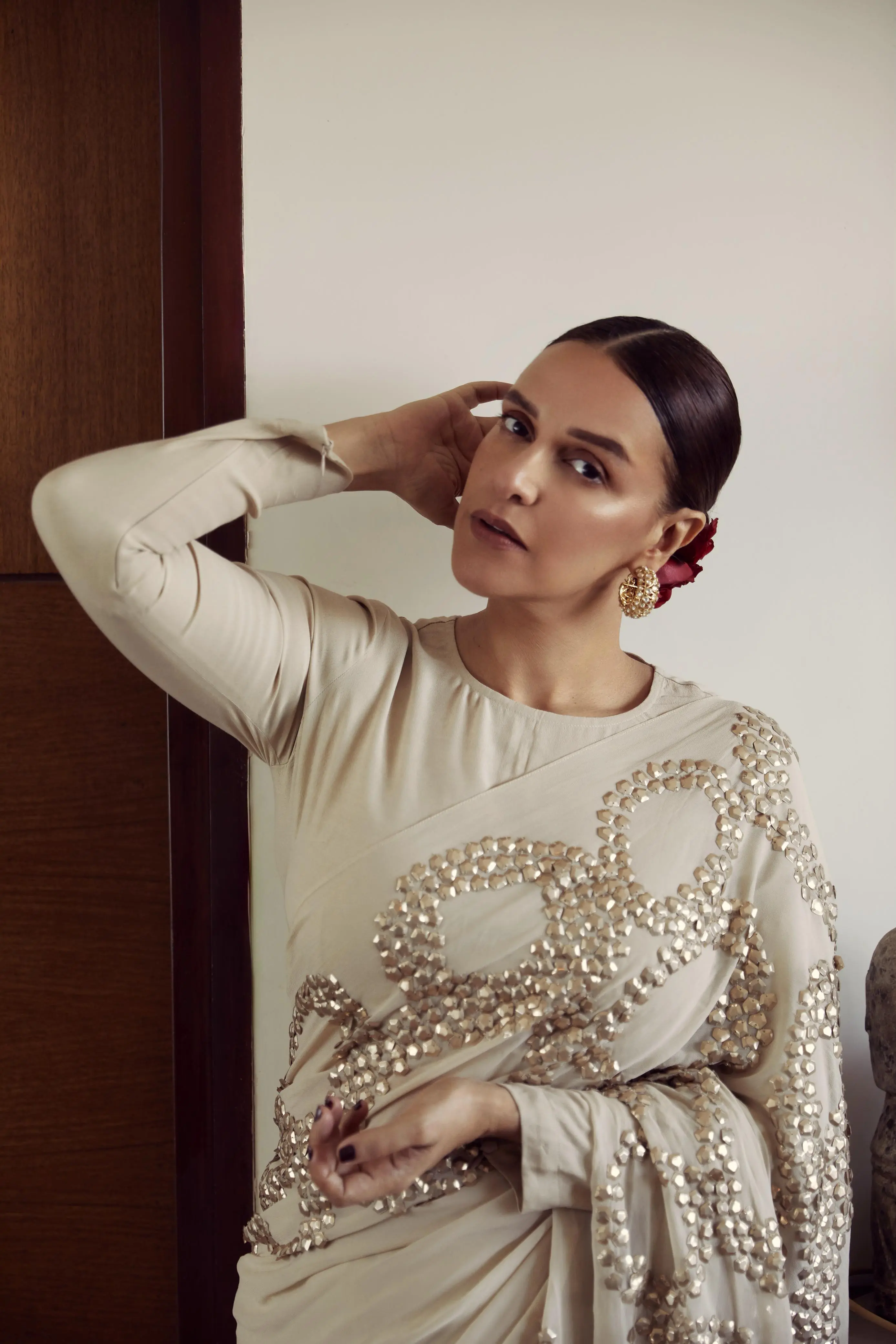 Classic Polki Work Earrings - Image 7