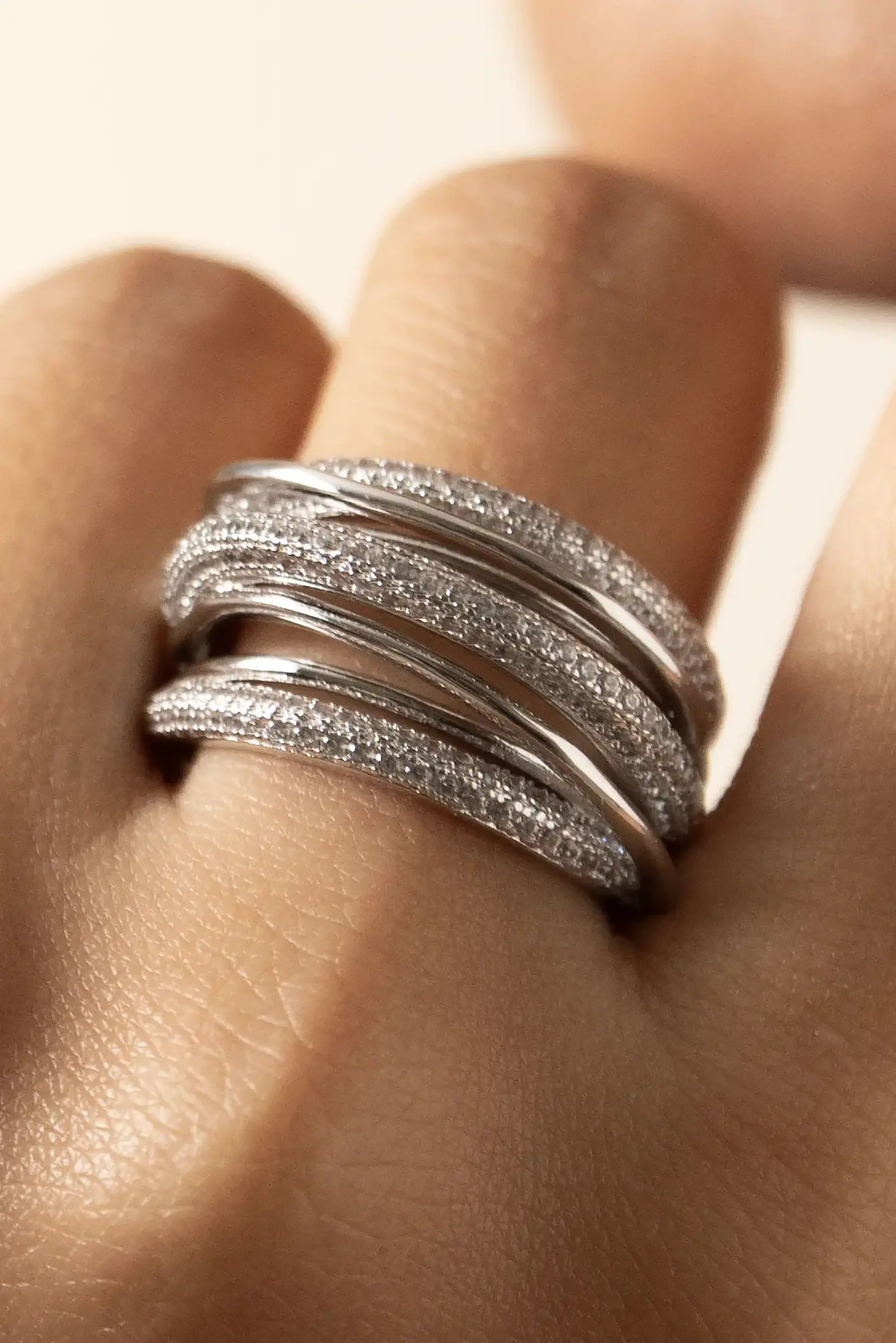 Coil Stack Statement Ring - Image 4