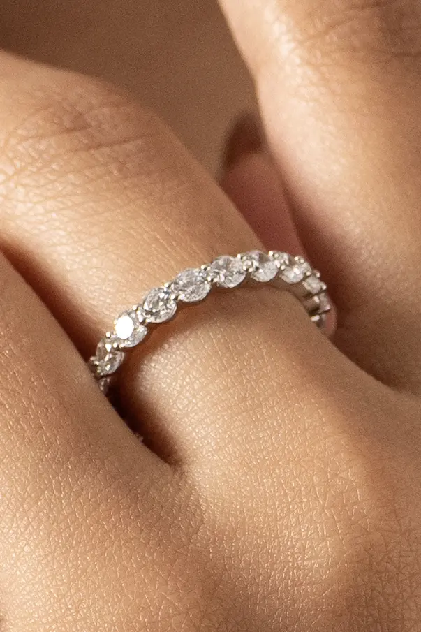 Diamond Bezel Eternity Band