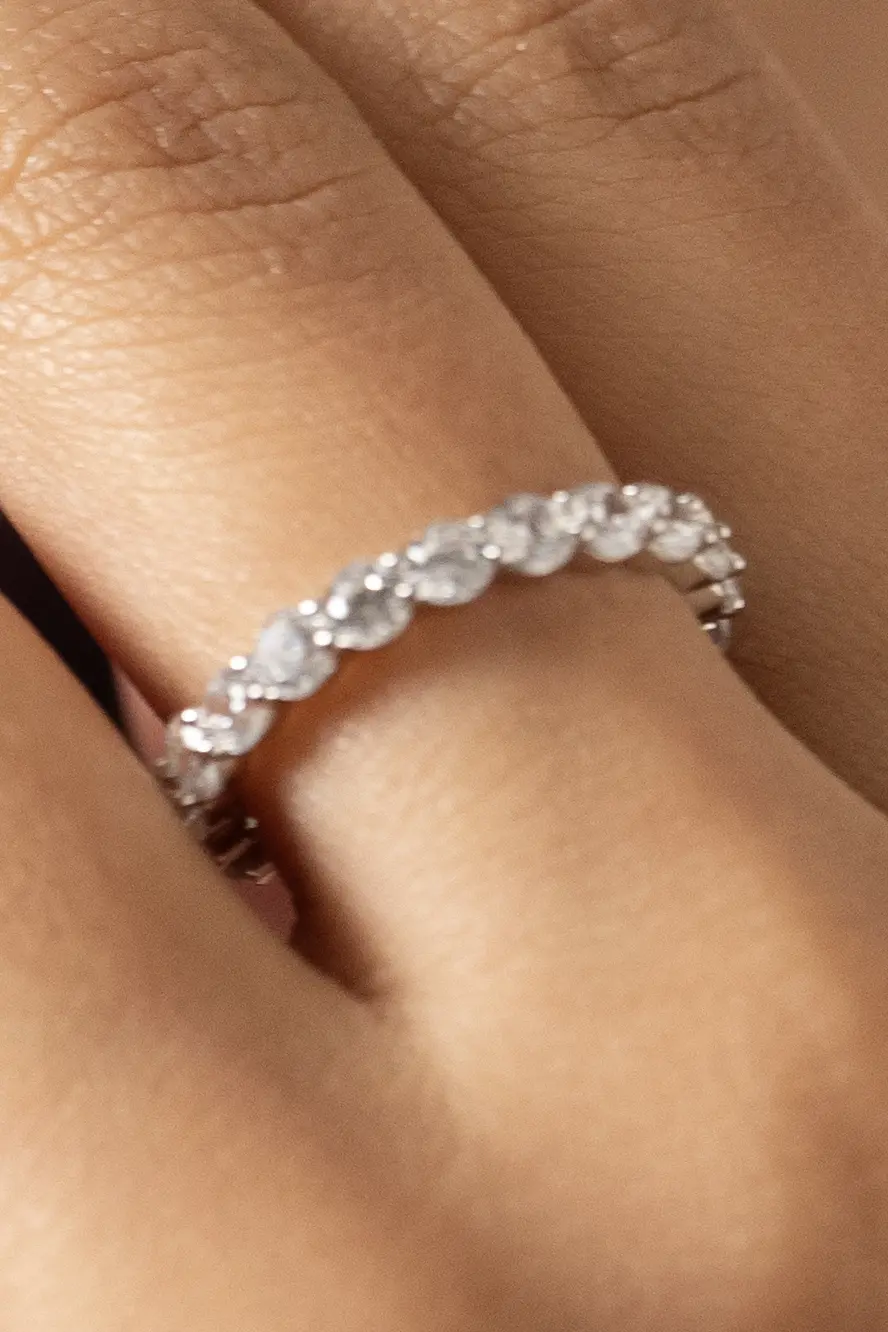 Diamond Bezel Eternity Band - Image 5