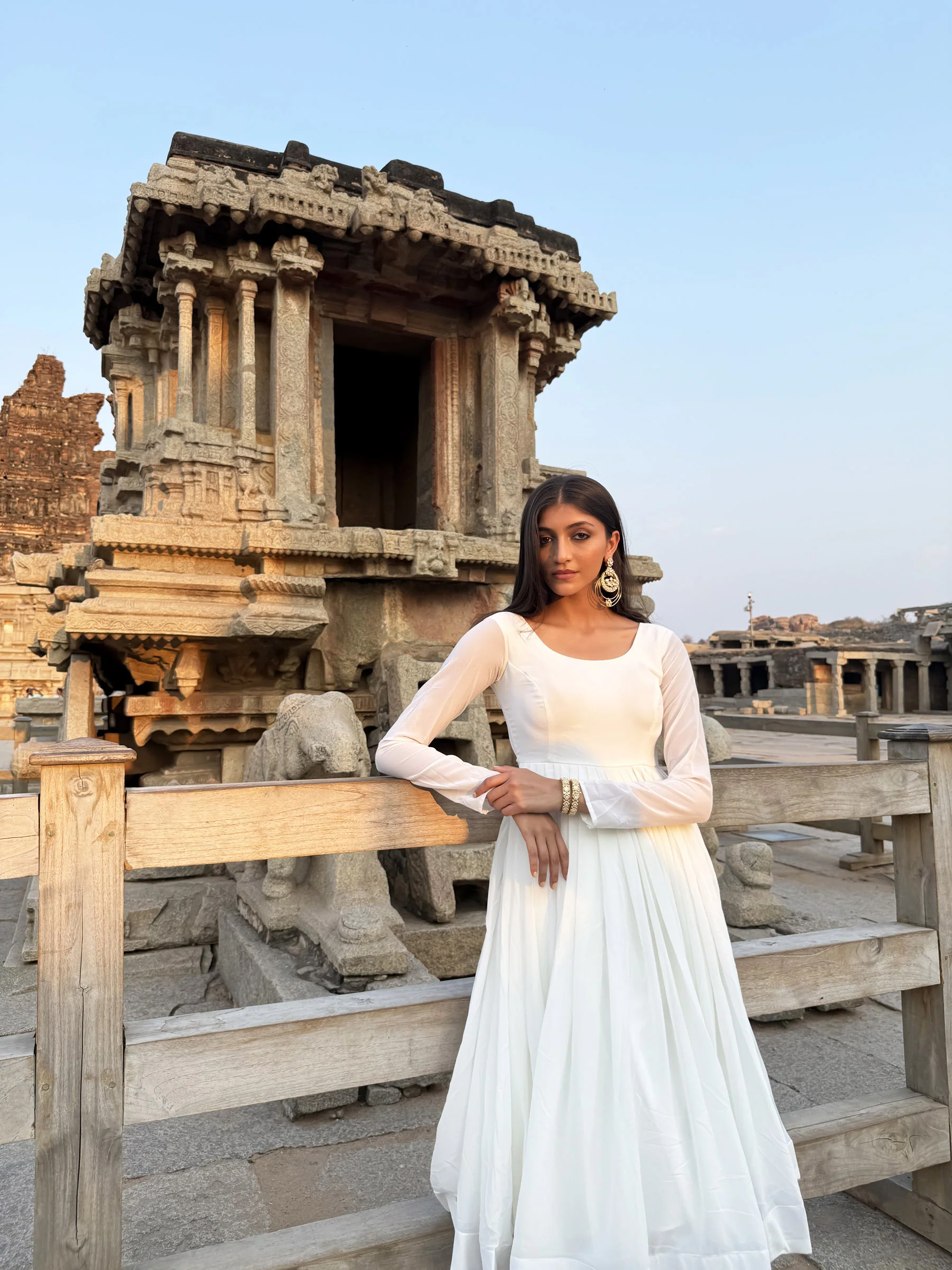 Divya Layered Chandbali Sp Polki - Image 4