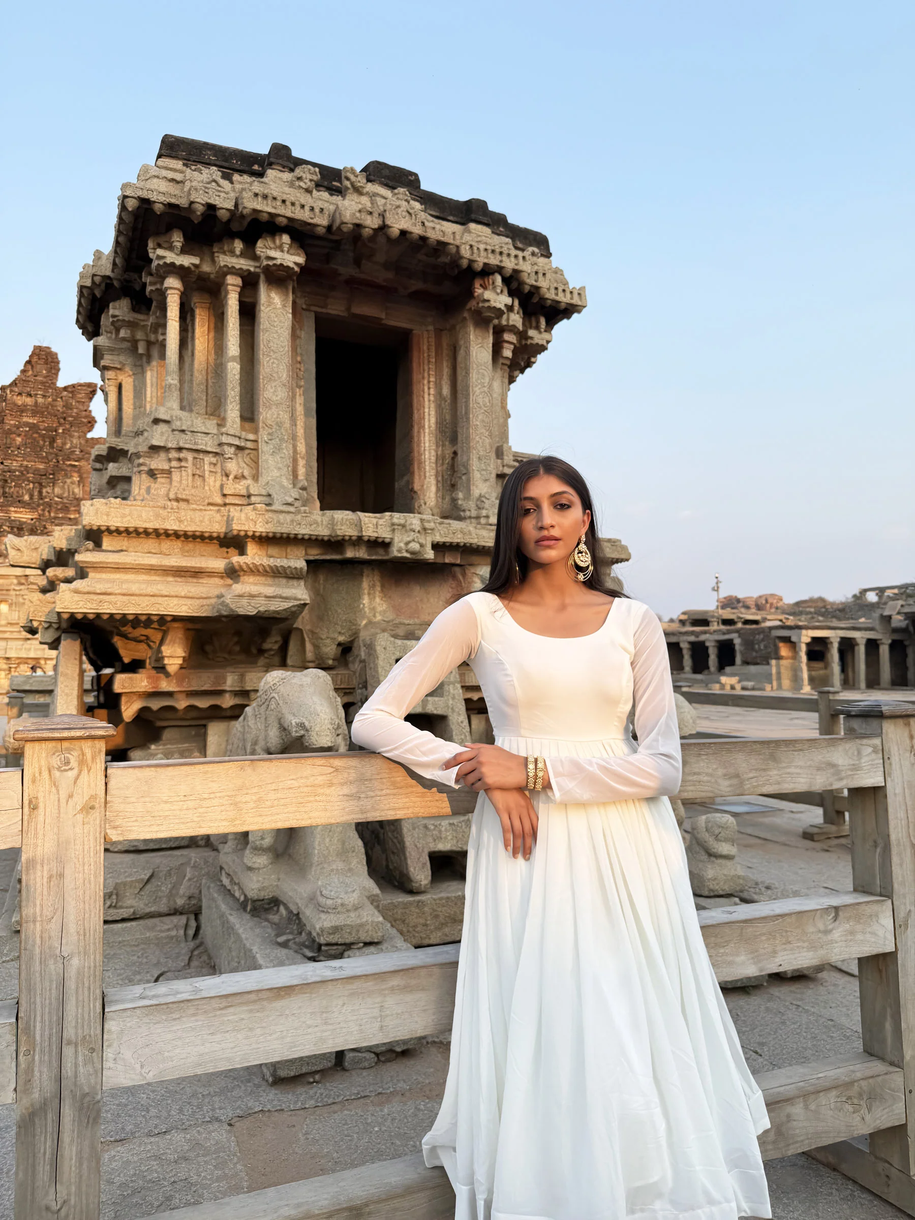Divya Layered Chandbali Sp Polki - Image 5