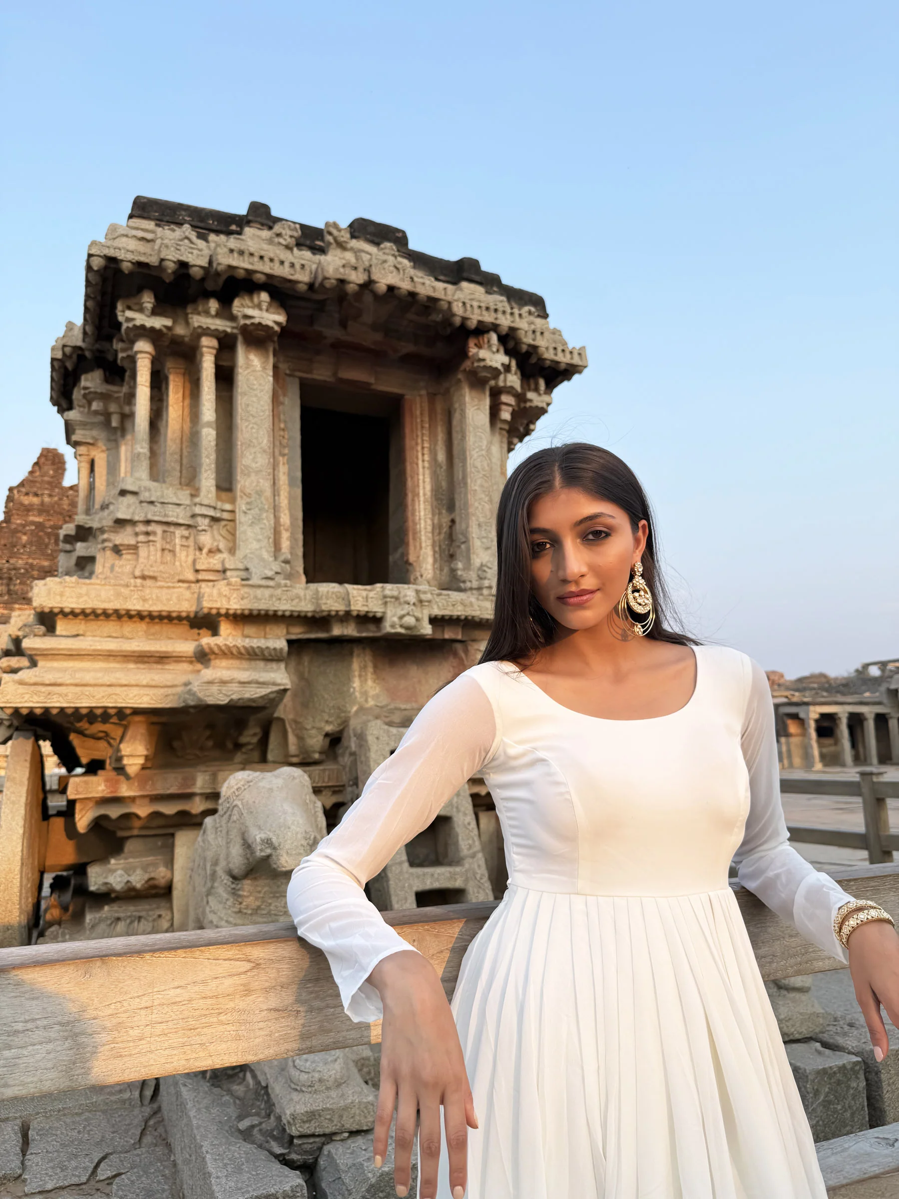 Divya Layered Chandbali Sp Polki - Image 6