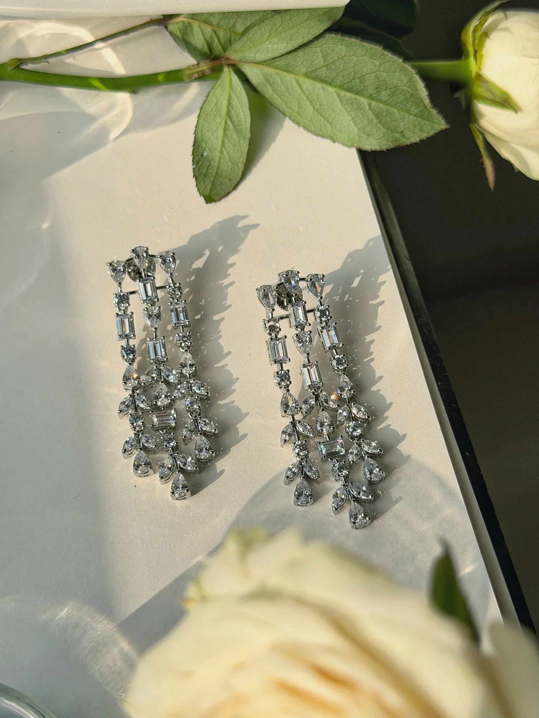 Frosted Leaffall Earrings - Image 5