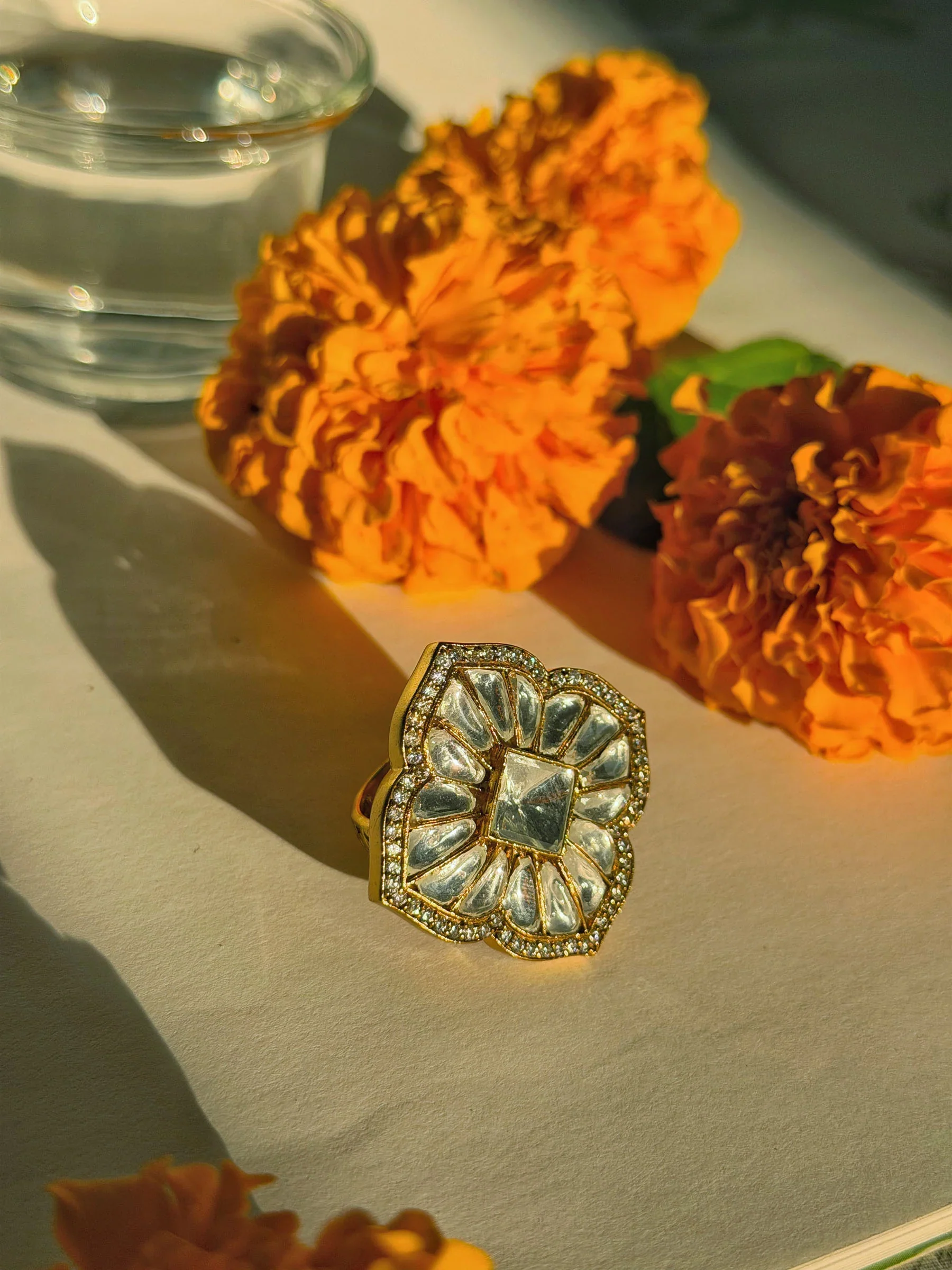 Lavanya Polki Ring - Image 3