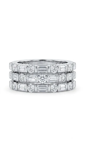 Luxe Baguette Eternity Band Ring