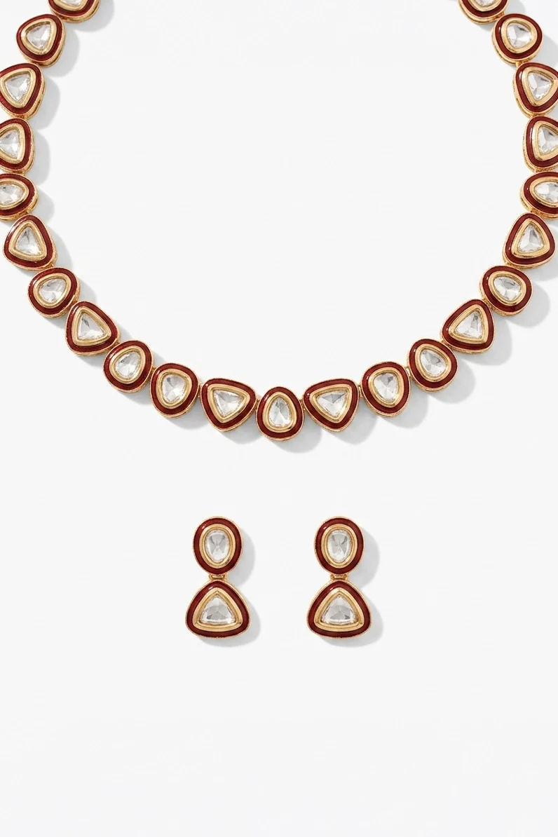 Chandrika Polki Necklace Set