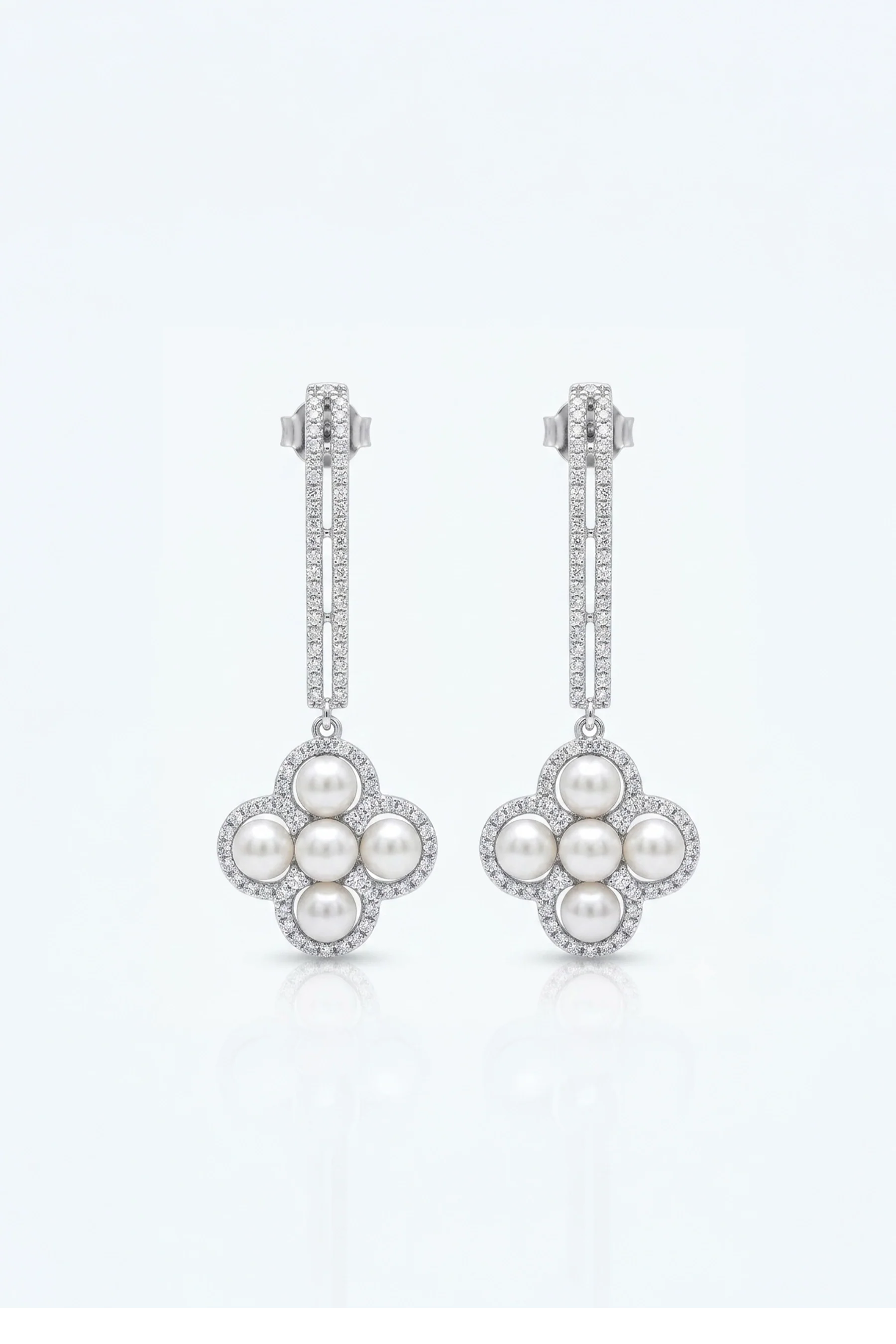 Orchid Pearl Earrings