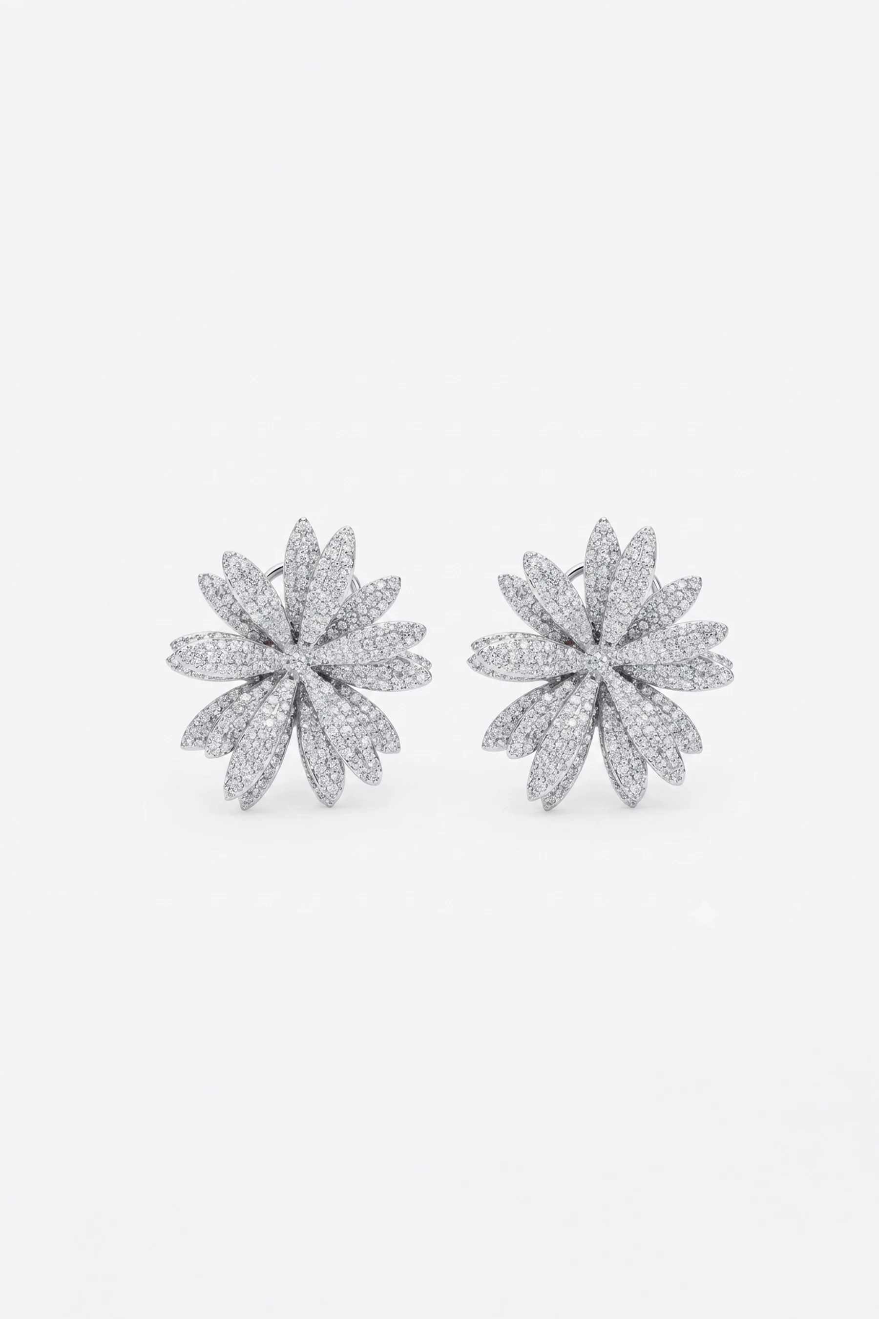 Radiant Form Diamond Earrings